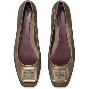 NEW TORY BURCH georgia ballet flat in smoke grey